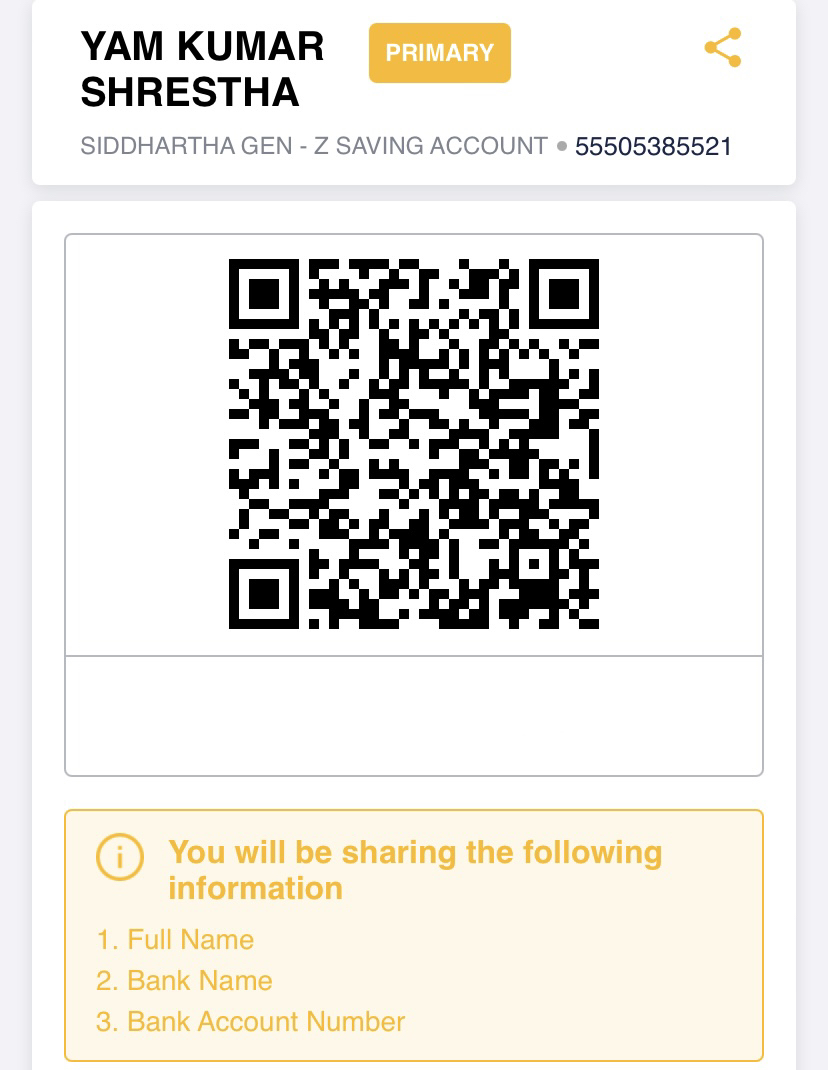 Bank QR Code